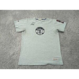 Vintage Boeing B-17 Flying Fortress T Shirt Mens L Red Canoe Gray Made in USA